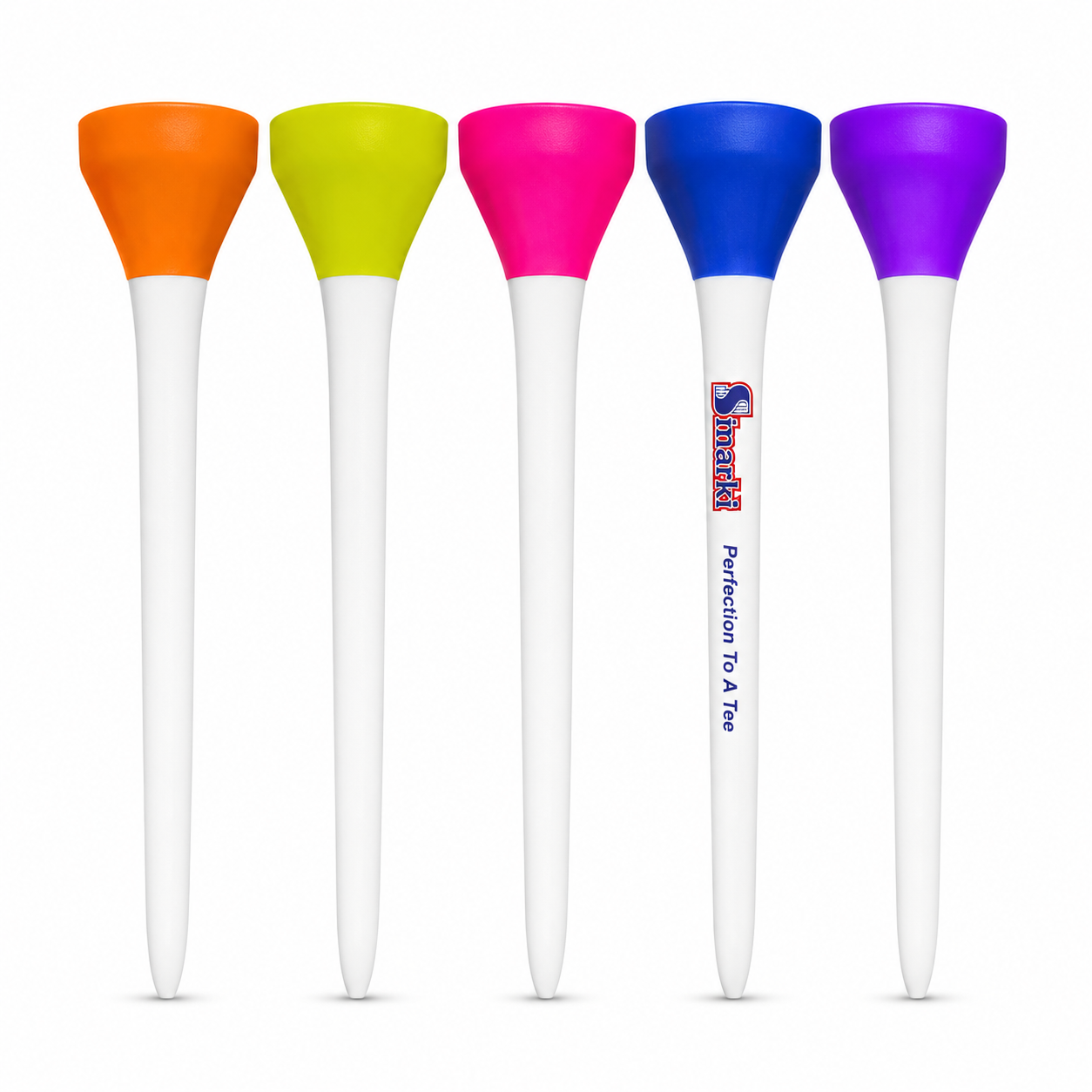 White Golf Tees